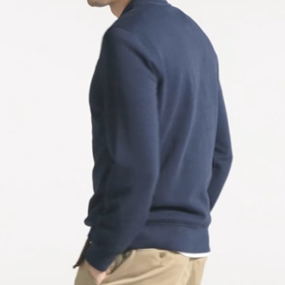 JCREW Pique Fleece Collared Polo Sweatshirt - Picture 6 of 6
